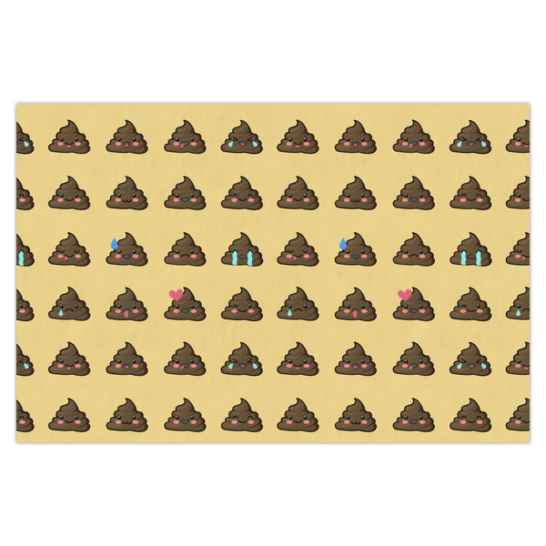 Custom Poop Emoji X-Large Tissue Papers Sheets - Heavyweight