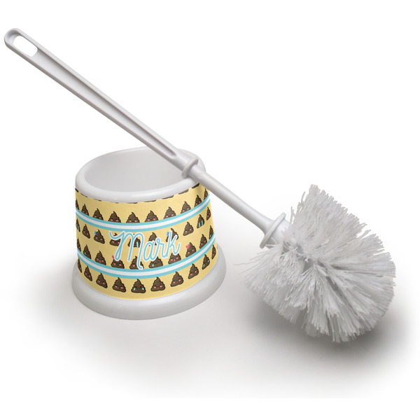 Custom Poop Emoji Toilet Brush (Personalized)