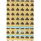 Poop Emoji Waffle Weave Towel - Full Color Print - Approval Image