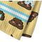 Poop Emoji Waffle Weave Towel - Closeup of Material Image