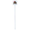 Poop Emoji White Plastic Stir Stick - Double Sided - Square - Single Stick