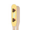 Poop Emoji Wooden Food Pick - Paddle - Single Sided - Front & Back