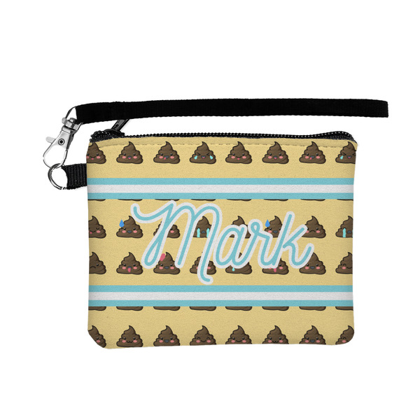 Custom Poop Emoji Wristlet ID Case w/ Name or Text