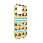 Poop Emoji iPhone Case - Plastic - iPhone 13 Mini (Personalized)