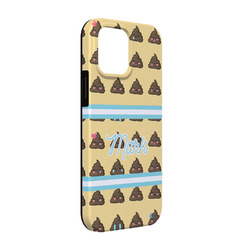 Poop Emoji iPhone Case - Rubber Lined - iPhone 13 (Personalized)