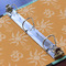 Sundance Yoga Studio 3 Ring Binders - Full Wrap - 1" - DETAIL