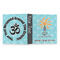 Sundance Yoga Studio 3 Ring Binders - Full Wrap - 1" - OPEN OUTSIDE