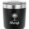 Sundance Yoga Studio 30 oz Stainless Steel Ringneck Tumbler - Black - CLOSE UP