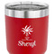 Sundance Yoga Studio 30 oz Stainless Steel Ringneck Tumbler - Red - CLOSE UP