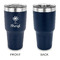 Sundance Yoga Studio 30 oz Stainless Steel Ringneck Tumblers - Navy - Single Sided - APPROVAL