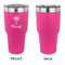 Sundance Yoga Studio 30 oz Stainless Steel Ringneck Tumblers - Pink - Single Sided - APPROVAL