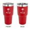 Sundance Yoga Studio 30 oz Stainless Steel Ringneck Tumblers - Red - Double Sided - APPROVAL