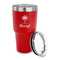 Sundance Yoga Studio 30 oz Stainless Steel Ringneck Tumblers - Red - LID OFF