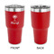 Sundance Yoga Studio 30 oz Stainless Steel Ringneck Tumblers - Red - Single Sided - APPROVAL