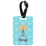 Sundance Yoga Studio Metal Luggage Tag w/ Name or Text