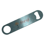 Sundance Yoga Studio Bar Bottle Opener - Silver w/ Name or Text