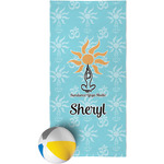 Sundance Yoga Studio Beach Towel w/ Name or Text