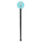 Sundance Yoga Studio Black Plastic 7" Stir Stick - Round - Single Stick