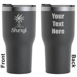 Sundance Yoga Studio RTIC Tumbler - Black - Engraved Front & Back (Personalized)