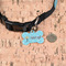 Sundance Yoga Studio Bone Shaped Dog ID Tag - Small - In Context