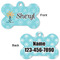 Sundance Yoga Studio Bone Shaped Dog Tag - Front & Back