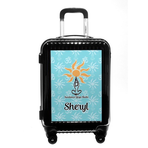 Custom Sundance Yoga Studio Carry On Hard Shell Suitcase (Personalized)