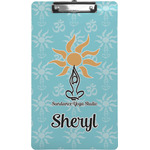 Sundance Yoga Studio Clipboard (Legal Size) w/ Name or Text