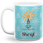 Sundance Yoga Studio 11 Oz Coffee Mug - White (Personalized)