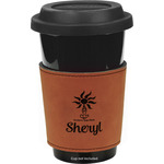 Sundance Yoga Studio Leatherette Cup Sleeve - Double Sided (Personalized)