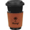 Sundance Yoga Studio Cognac Leatherette Mug Sleeve - Front