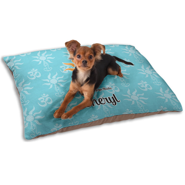 Custom Sundance Yoga Studio Dog Bed - Small w/ Name or Text