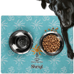 Sundance Yoga Studio Dog Food Mat - Large w/ Name or Text