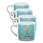 Sundance Yoga Studio Double Shot Espresso Cups - Set of 4 (Personalized)