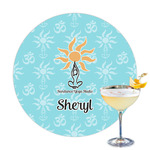 Sundance Yoga Studio Printed Drink Topper (Personalized)