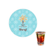 Sundance Yoga Studio Printed Drink Topper - 1.5" (Personalized)