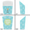 Sundance Yoga Studio French Fry Favor Box - Front & Back View