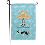 Sundance Yoga Studio Small Garden Flag - Double Sided w/ Name or Text