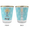 Sundance Yoga Studio Glass Shot Glass - with gold rim - APPROVAL