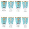 Sundance Yoga Studio Glass Shot Glass - with gold rim - Set of 4 - APPROVAL