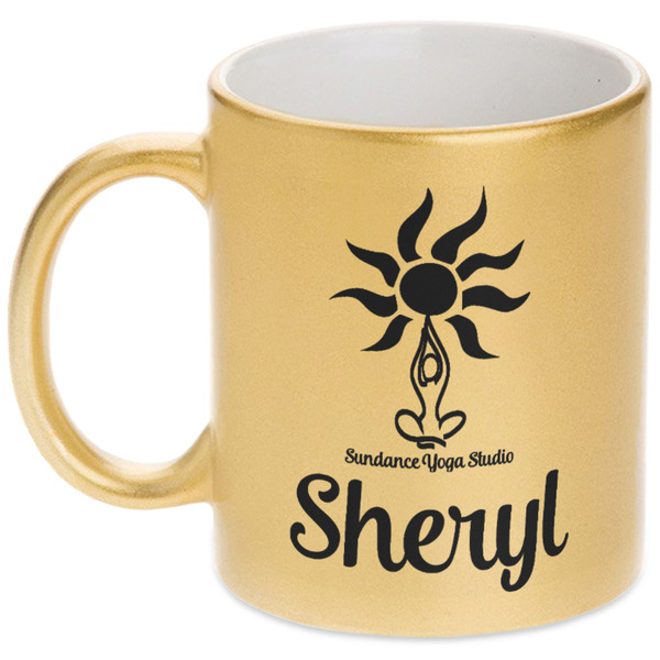 Custom Sundance Yoga Studio Metallic Mug (Personalized)