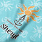 Sundance Yoga Studio Hooded Baby Towel- Detail Close Up