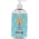 Sundance Yoga Studio Plastic Soap / Lotion Dispenser (16 oz - Large - White) (Personalized)