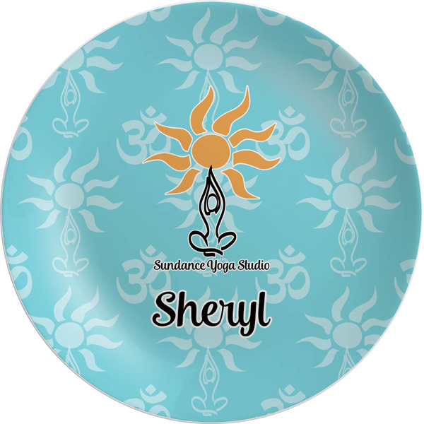 Custom Sundance Yoga Studio Melamine Plate (Personalized)