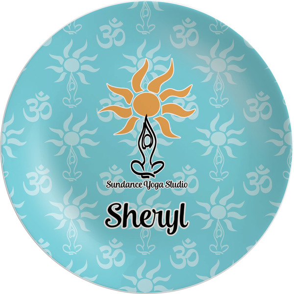 Custom Sundance Yoga Studio Melamine Plate - 10" (Personalized)