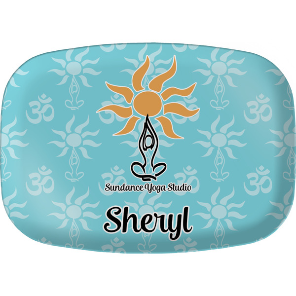 Custom Sundance Yoga Studio Melamine Platter w/ Name or Text