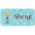 Sundance Yoga Studio Mini/Bicycle License Plate (2 Holes) (Personalized)