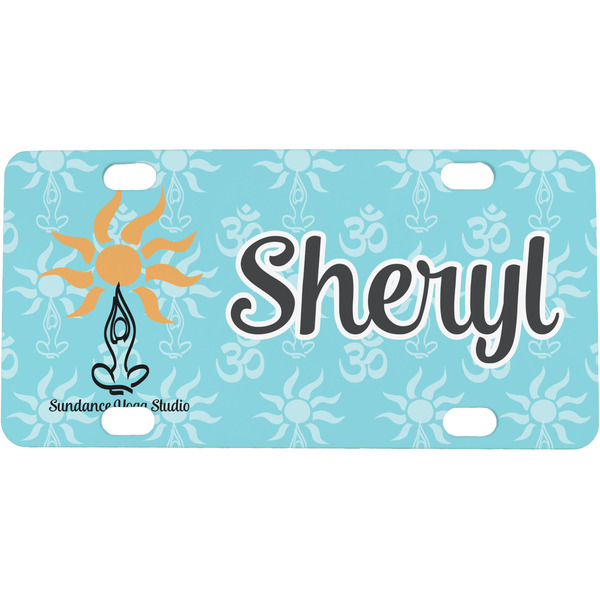 Custom Sundance Yoga Studio Mini/Bicycle License Plate (Personalized)