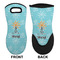 Sundance Yoga Studio Neoprene Oven Mitt (Front & Back)