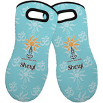 Sundance Yoga Studio Neoprene Oven Mitts - Set of 2 w/ Name or Text