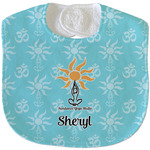 Sundance Yoga Studio Velour Baby Bib w/ Name or Text